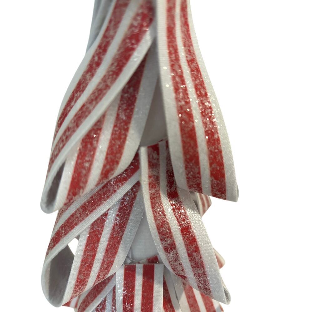 Peppermint Ribbon Holiday Tree Decor - Picture 3 of 3